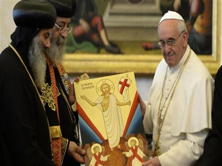 بابا الفاتيكان وتواضروس يؤدون الصلاة من أجل السلام -فيديو