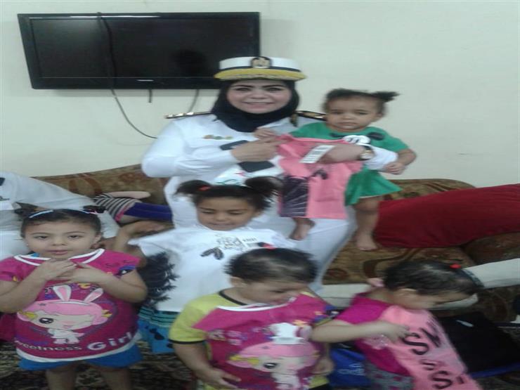 وفد من مديرية أمن الجيزة يشارك أطفال دار أيتام فرحة العيد