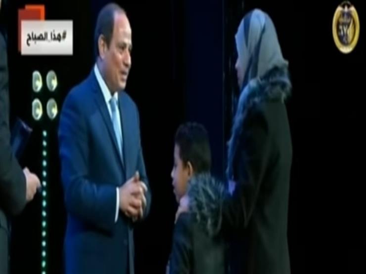 أرملة الشهيد محمد إسماعيل: "الرئيس السيسي متواضع جدا ربنا يخليه لينا ولمصر"