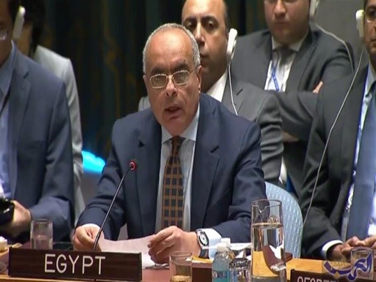 مندوب مصر الدائم بمجلس الأمن: إنهاء الاحتلال الإسرائيلي يحقق الاستقرار في الشرق الأوسط