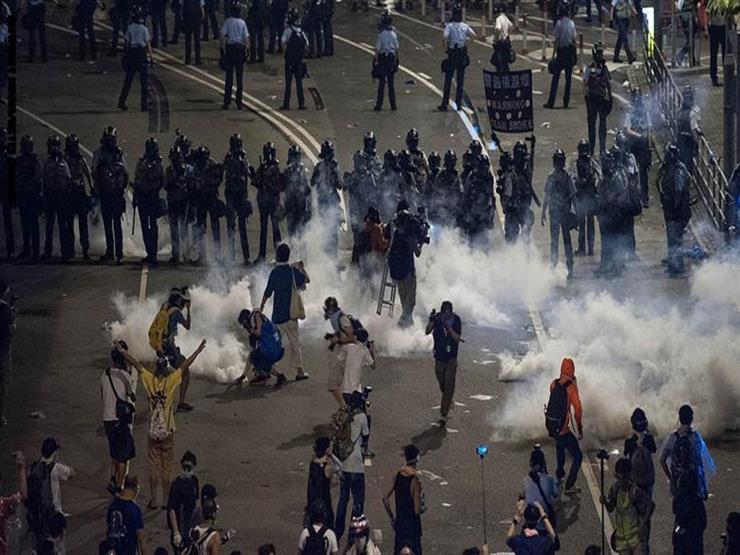 تجدد التظاهرات في هونج كونج بعد إطلاق الشرطة النار على المحتجين- فيديو