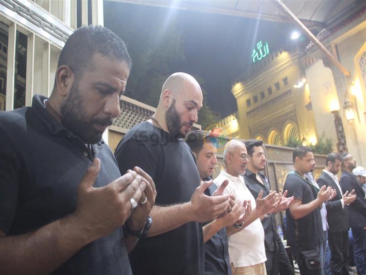 60 صورة من عزاء طلعت زكريا السقا ومصطفى شعبان وهنيدي بين ا مصراوى