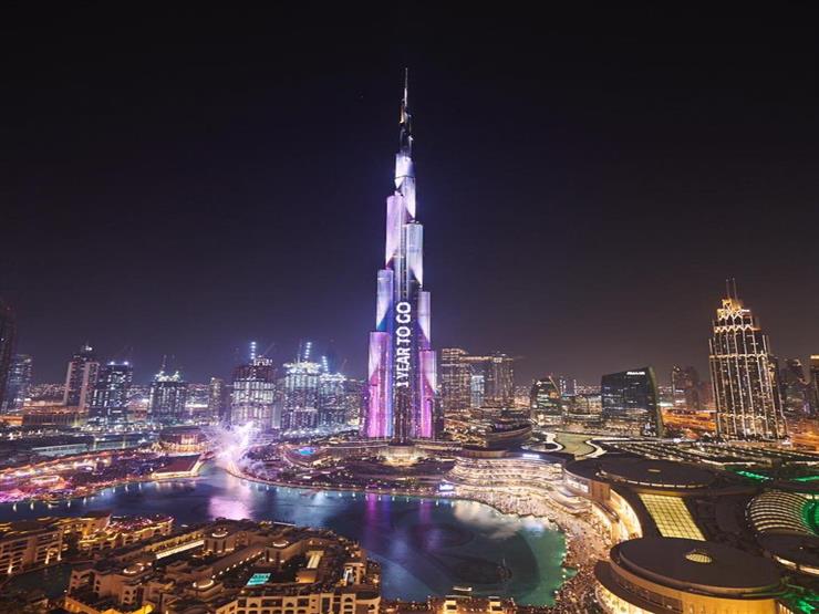 برج خليفة يتزين بـ"اكسبو دبي 2020″