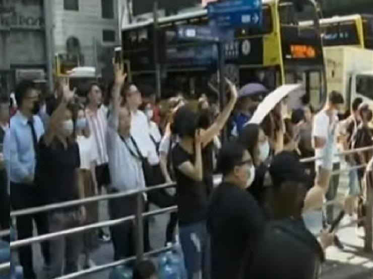 شاهد... احتجاجات لرفض قانون تسليم المطلوبين بـ"هونج كونج" 