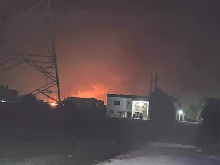 اللقطات الأولى لحادث اشتعال النيران في خط بترول إيتاي البارود (فيديو) اللقطات الأولى لحادث اشتعال النيران في خط بترول إيتاي البارود (فيديو)