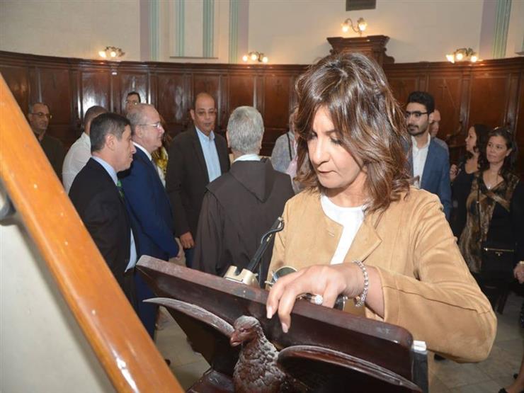 بالصور وزيرة الهجرة تستعرض الجذور الإيطالية في الإسكندرية مصراوى