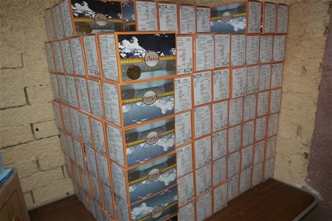 العبوات المضبوطة