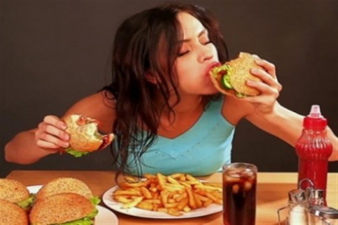 الأكل بسرعة