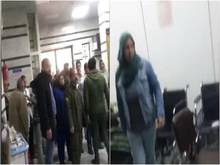 إيمان الحصري تذيع فيديو لمشاجرة داخل مستشفى 6 أكتوبر للتأمين الصحي