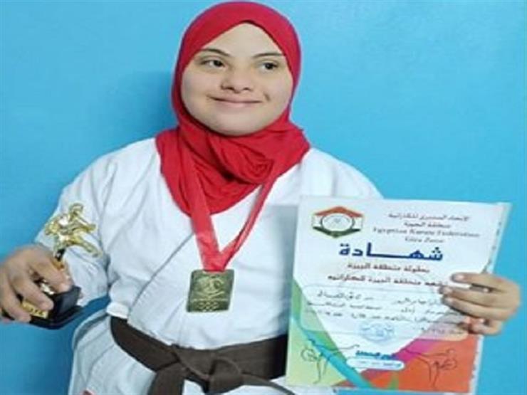 يارا الديب تحصد المركز الأول في بطولة كاراتيه منطقة الجيزة