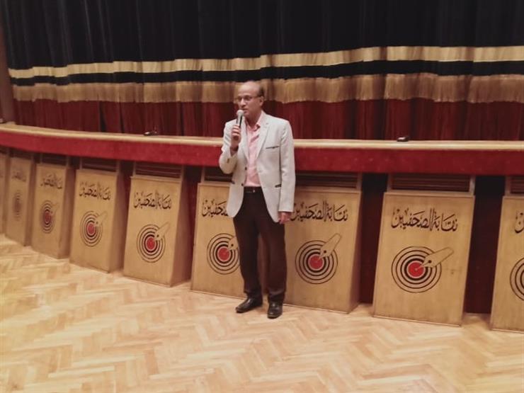 "عبور وانتصار".. "الصحفيين" تحتفل بتحرير سيناء على مسرح النقابة