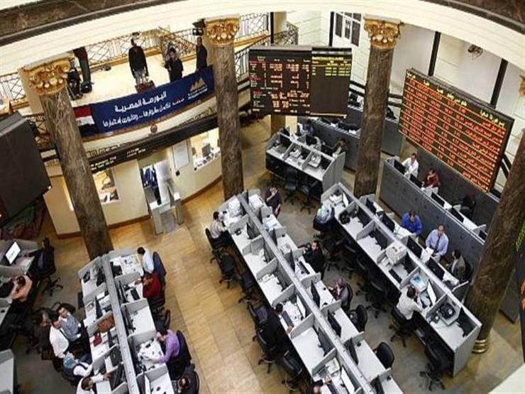قاعة التداول في البورصة 