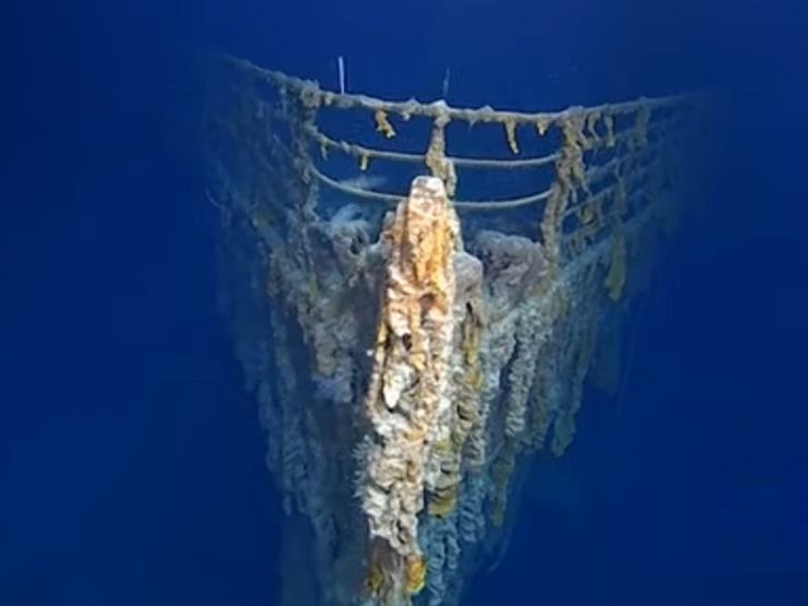 من أعماق المحيط ..مقطع مذهل ل سفينة "تيتانيك" تحت الماء 