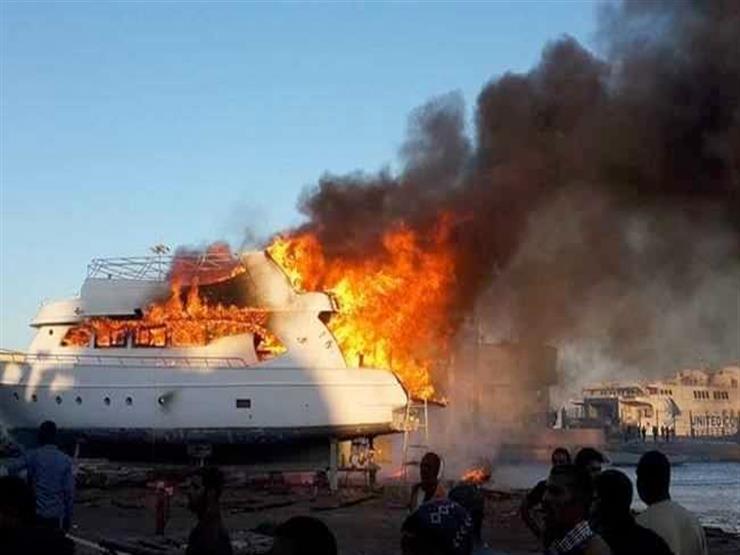 النيابة العامة تباشر التحقيق في احتراق "لنشين سياحيين" بالغردقة النيابة العامة تباشر التحقيق في احتراق "لنشين سياحيين" بالغردقة