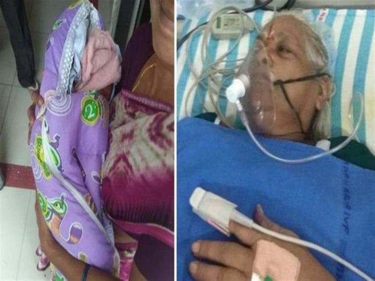 عجوز في السبعين تلد توأمتين في الهند عجوز في السبعين تلد توأمتين في الهند