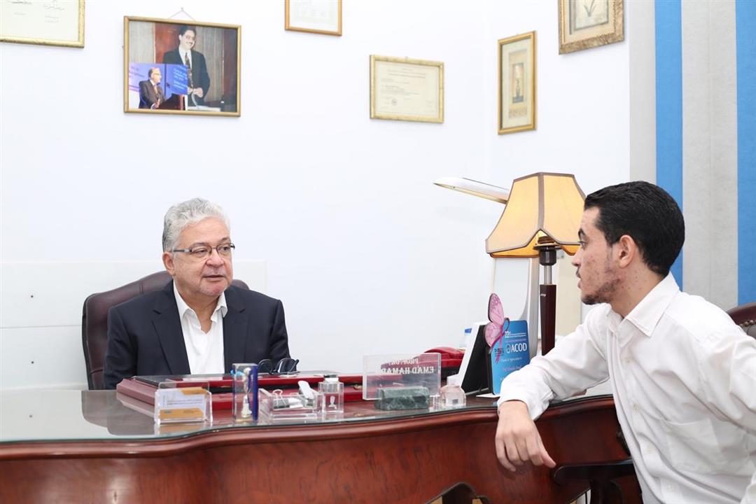 محرر الكونسلتو مع الدكتور عماد حمادة