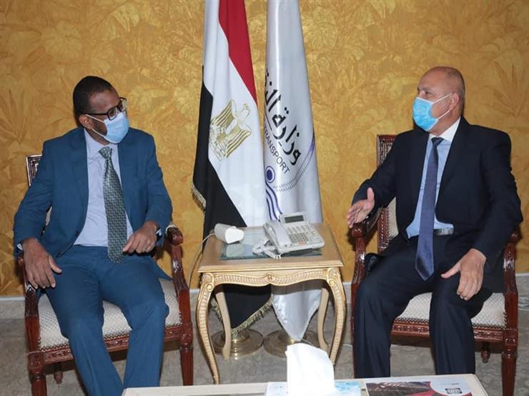 وزيرا النقل المصري والسوداني يبحثان دراسة الجدوي للربط السككي بين الدولتين وزيرا النقل المصري والسوداني يبحثان دراسة الجدوي للربط السككي بين الدولتين
