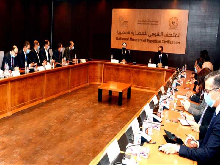 بحضور ممثلي 6 وزارات.. بحث الترتيبات الخاصة بمحتوى الجناح المصري بمعرض اكسبو دبي 2020 بحضور ممثلي 6 وزارات.. بحث الترتيبات الخاصة بمحتوى الجناح المصري بمعرض اكسبو دبي 2020