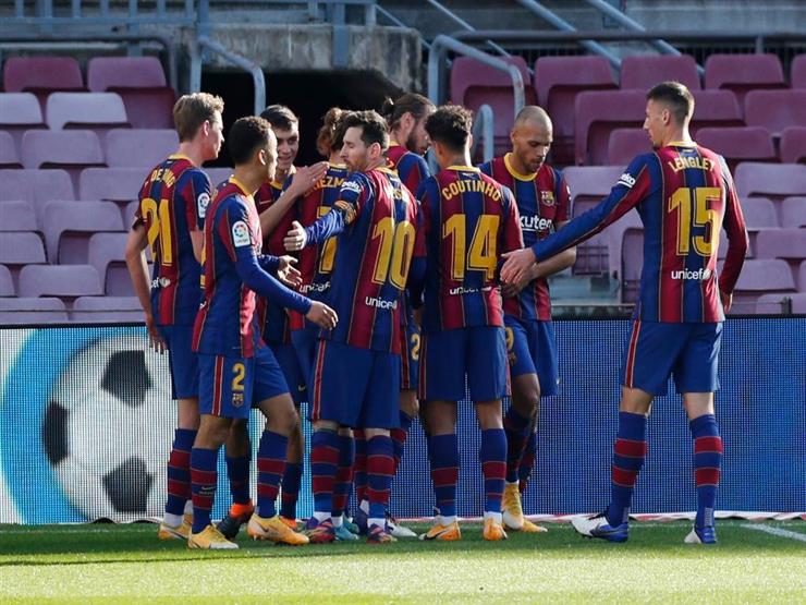 ميسي يقود برشلونة لدهس أوساسونا برباعية ميسي يقود برشلونة لدهس أوساسونا برباعية