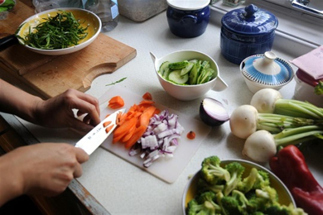 تحضير الوجبات في المنزل