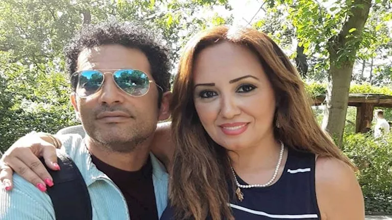 عمرو سعد يهنئ زوجته شيماء فوزي على برنامجها الجديد "ورا كل باب"