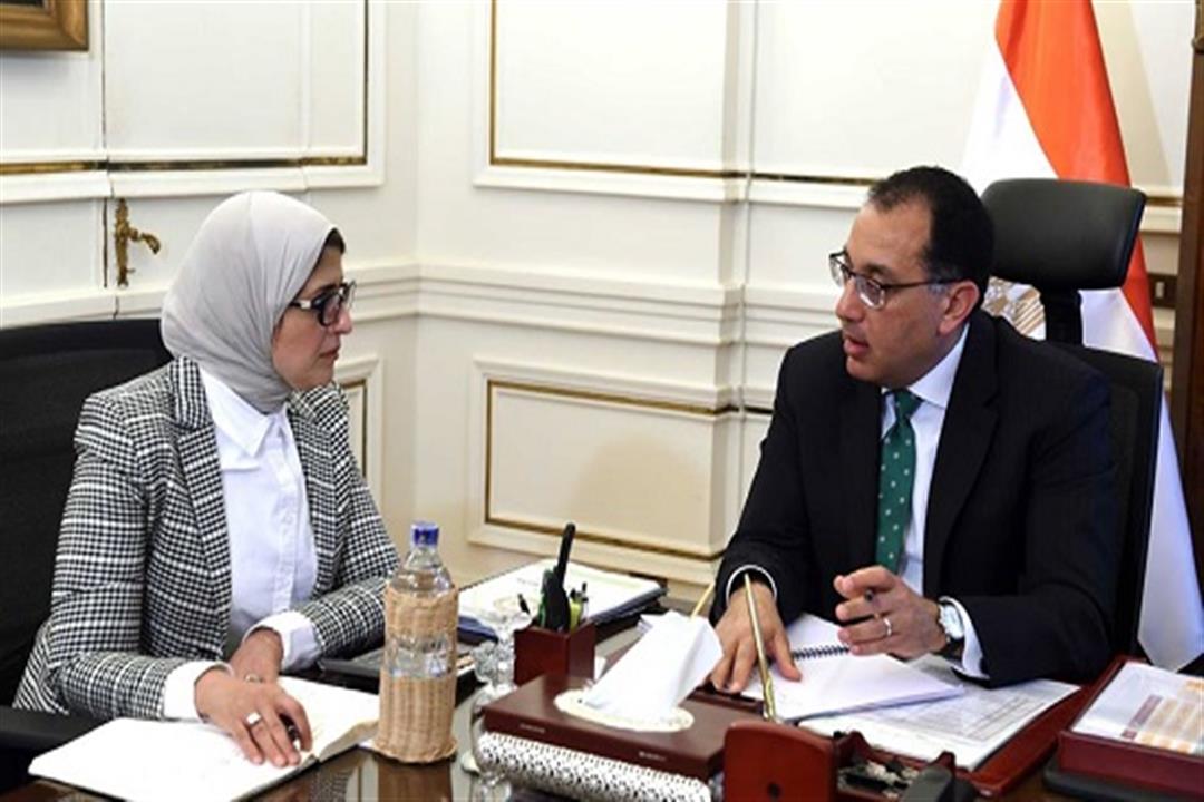 الدكتورة هالة زايد برفقة الدكتور مصطفى مدبولي