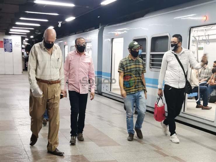 متحدث مترو الأنفاق: اعتبارا من السبت المقبل لن يتم السماح بدخول أي راكب إلا مرتديًا الكمامة