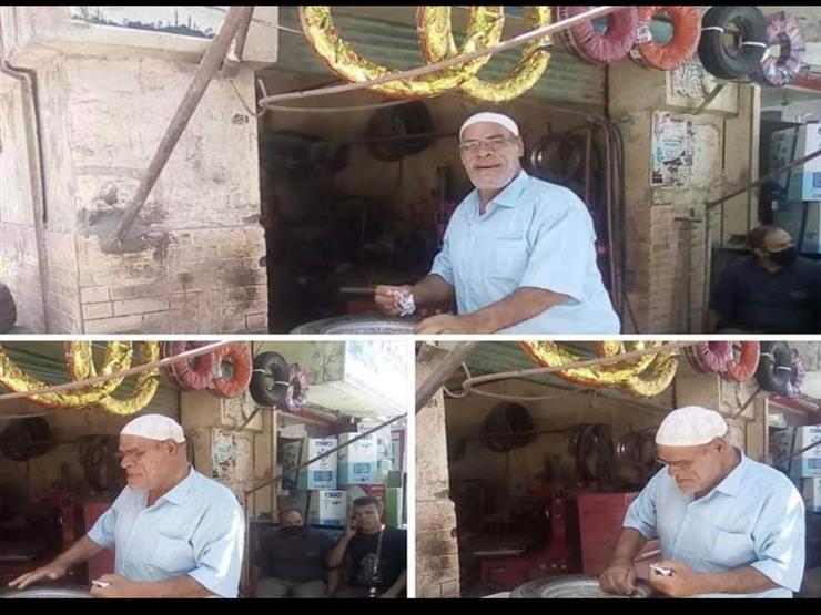 بعد انتشار صوره في ورشة "كاوتش".. حسين أبو حجاج لمصراوي: "الشغل مش عيب" بعد انتشار صوره في ورشة "كاوتش".. حسين أبو حجاج لمصراوي: "الشغل مش عيب"