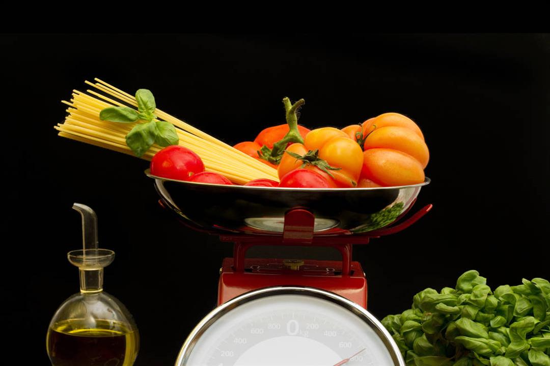 قياس حجم الأطعمة