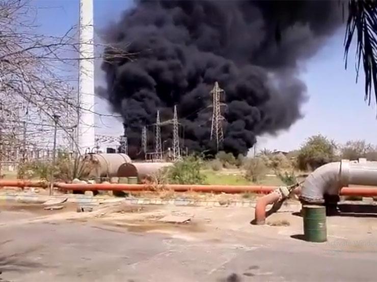 إخماد حريق في مستودع تابع لوزارة الدفاع الإيرانية