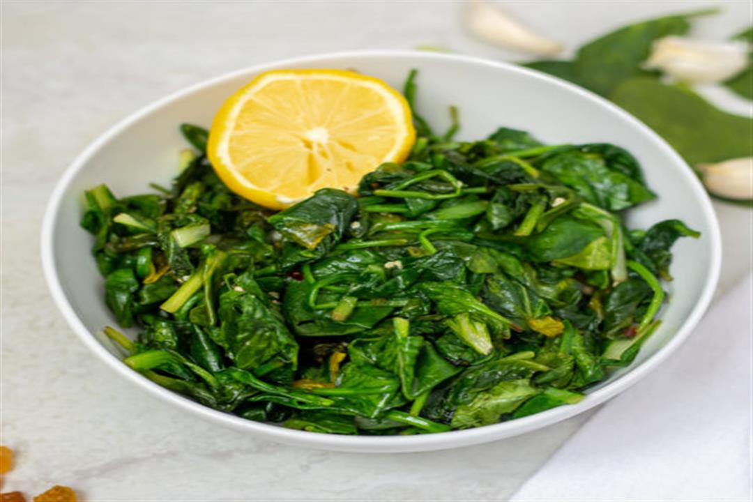 سبانخ بالليمون