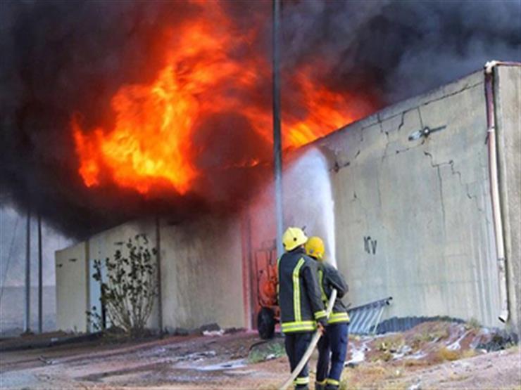 حريق في مزرعة ماشية بالعياط حريق في مزرعة ماشية بالعياط