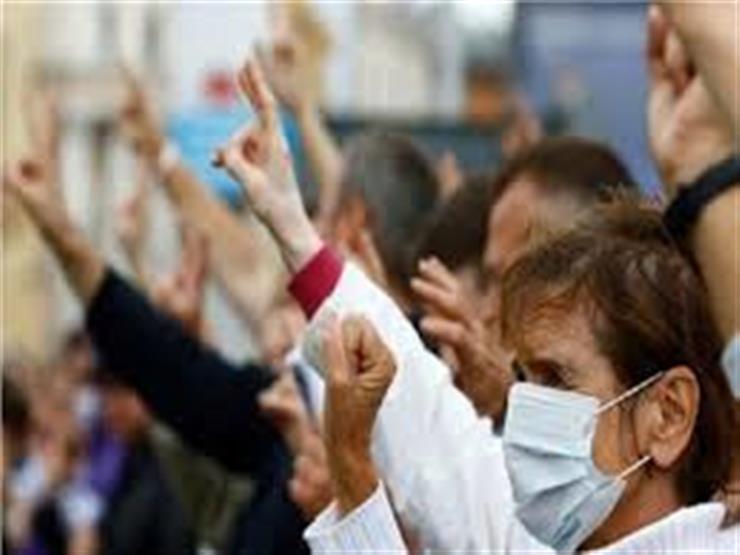 مواجهات بين متظاهرين وقوات الأمن وسط عاصمة بيلاروس مواجهات بين متظاهرين وقوات الأمن وسط عاصمة بيلاروس