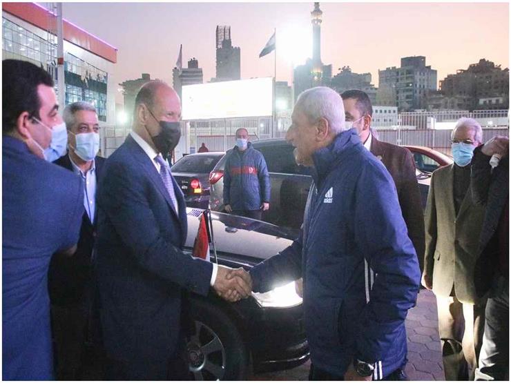 وزير الرياضة العراقي عدنان درجال يزور نادي الزمالك وزير الرياضة العراقي عدنان درجال يزور نادي الزمالك