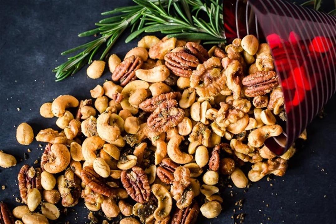 المكسرات المحمصة