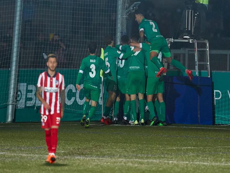 فريق درجة ثالثة يطيح بأتلتيكو مدريد من كأس ملك إسبانيا فريق درجة ثالثة يطيح بأتلتيكو مدريد من كأس ملك إسبانيا