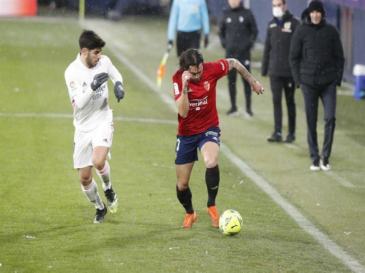 في مباراة الثلوج.. الريال يتعثر أمام أوساسونا ويفشل في تصدر الليجا مؤقتا في مباراة الثلوج.. الريال يتعثر أمام أوساسونا ويفشل في تصدر الليجا مؤقتا