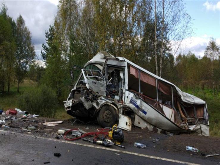 إصابة 24 شخصا جراء حادث سير في روسيا إصابة 24 شخصا جراء حادث سير في روسيا
