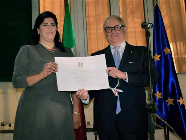 مصرية حصلت على وسام نجمة إيطاليا: الشخصية والتكوين ساهم في حصولي على الجائزة