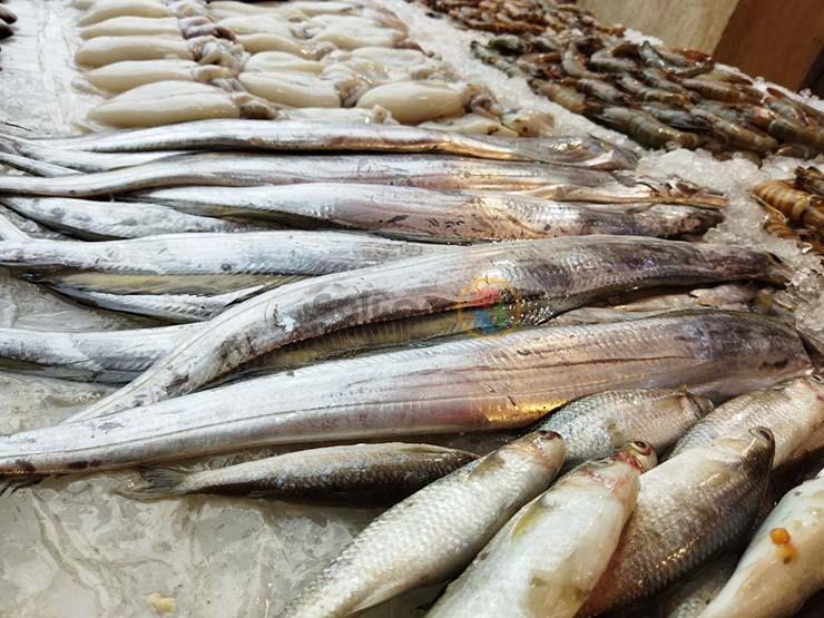 أسعار الأسماك والمأكولات البحرية في سوق العبور اليوم الثلاثاء