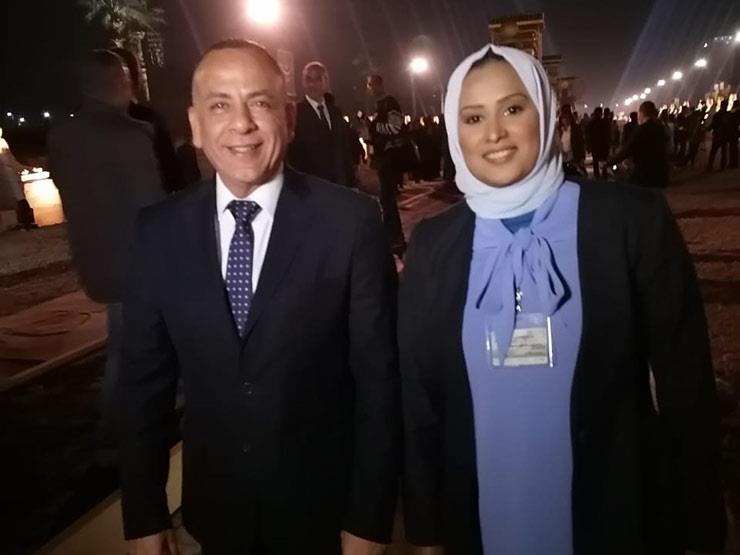 مصراوي يحاور المرممة التي استقبلت الرئيس في افتتاح طريق الكباش