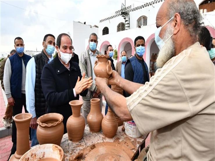 صانع فخار يكشف تفاصيل حواره مع الرئيس السيسي