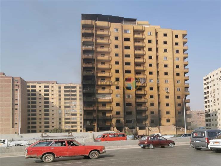حريق برج دائري الهرم