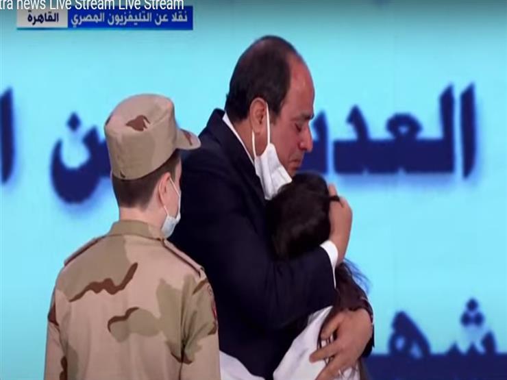 زوجة الشهيد مصطفى عبيدو: فخورة بتكريم الرئيس لنا.. والقوات المسلحة أهلي