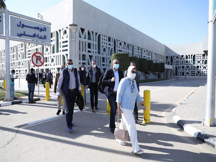 وزيرة الصحة تصل الأقصر لبدء زيارتها الميدانية بعدد من محافظات الصعيد وزيرة الصحة تصل الأقصر لبدء زيارتها الميدانية بعدد من محافظات الصعيد