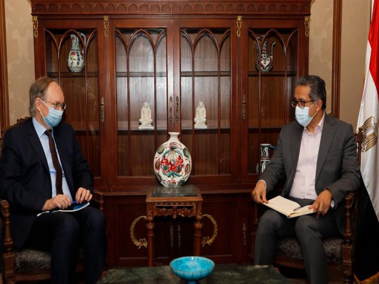 وزير السياحة يبحث مع سفير الاتحاد الأوروبي التعاون في المجال الأثري والسياحي وزير السياحة يبحث مع سفير الاتحاد الأوروبي التعاون في المجال الأثري والسياحي