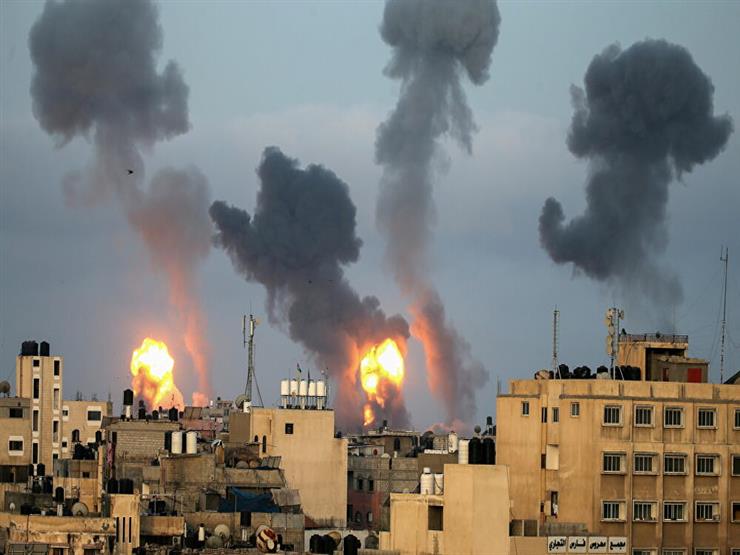 قصف إسرائيلي لعدد من المنازل بقطاع غزة