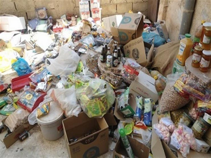 ضبط مواد غذائية مجهولة المصدر داخل مخزن بالقاهرة