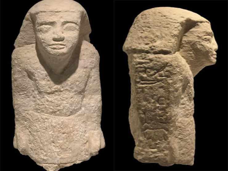 الآثار: إيداع تمثال ني كاو بتاح بعد استرداده في المتحف المصري بالتحرير