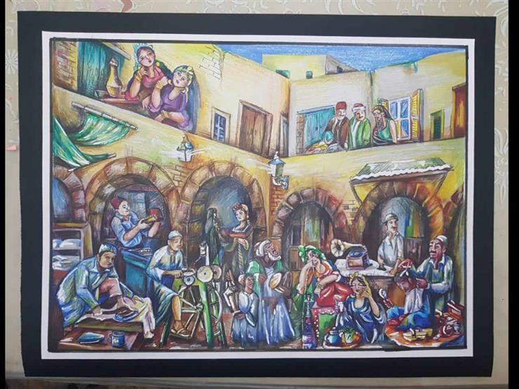 للعام الثاني مصر تفوز بجائزة دولية في الرسم من اليابان مصراوى